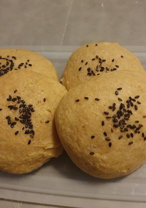 รูปของ Whole wheat buns, ขนมปังโฮลวีทนุ่มๆ สายคลีน เฮลตี้แน่นอน!!