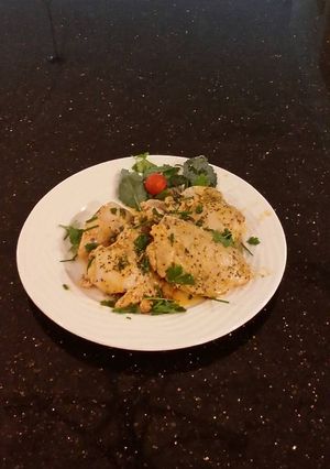 A picture of Herb Roasted Boneless Skinless Chicken Thighs.