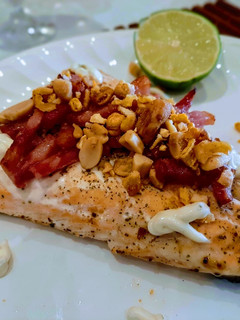 Una foto de Salmón Salvaje