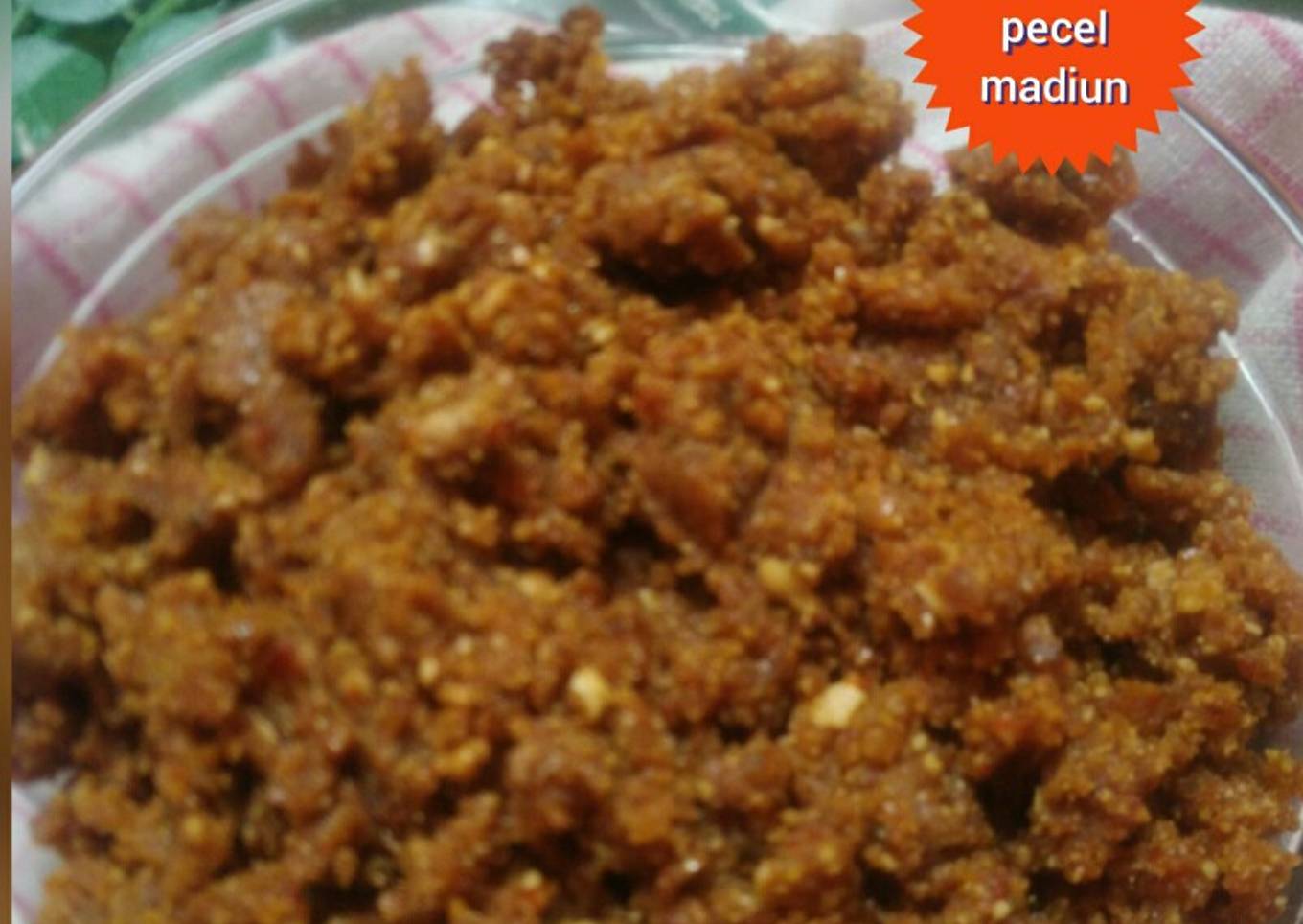 Bumbu pecel khas madiun