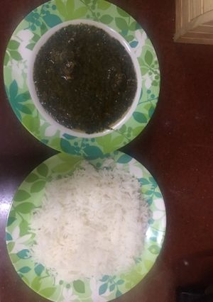 صورة لوصفة ملوخيه بطريقتي
