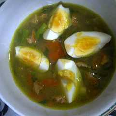 A picture of soto jambal goreng endess.