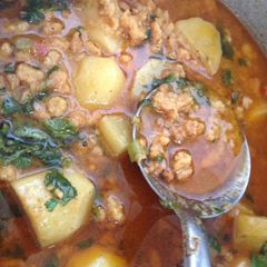 A picture of Aloo bariyan.