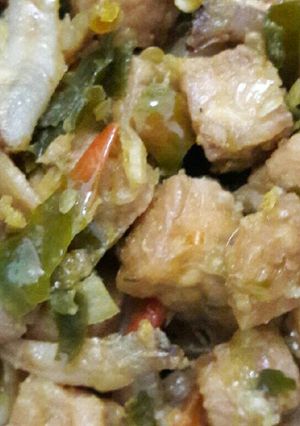 Foto resep Teri tempe cabe hijau