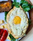 Пп хачапури по-аджарски, пп хачапури с сыром, хачапури лодочка