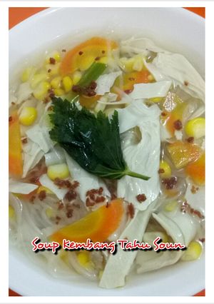 Foto resep Soup Kembang Tahu Soun