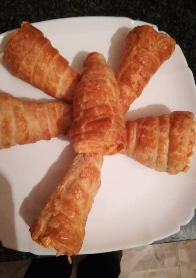 Una foto de Caracolas rellenas de cóctel de marisco a mi manera