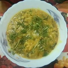 Spinach / dal palak A picture of Spinach / dal palak.