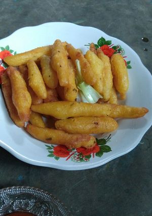 Foto resep Potato cheese stick homemade ala teh mal mal