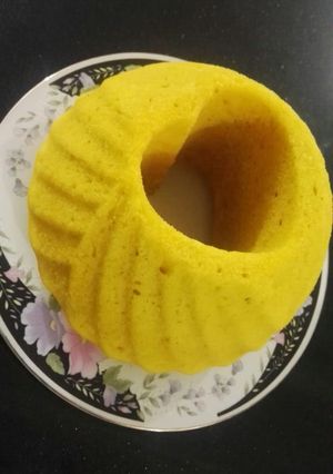عکسی از دستور کیک زعفرانی راحت