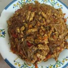 A picture of Soun tempe kecap pedas.