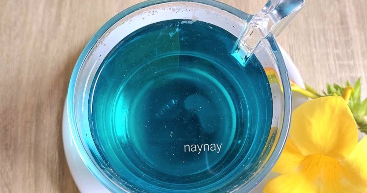 Resep Blue Ocean Tea (Butterfly Pea Tea) Teh Bunga Telang oleh NayNay ...