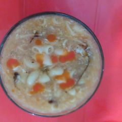 A picture of Hot and Sour Macaroni Soup.