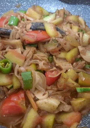 Foto resep Tumis kulit semangka dan sarden