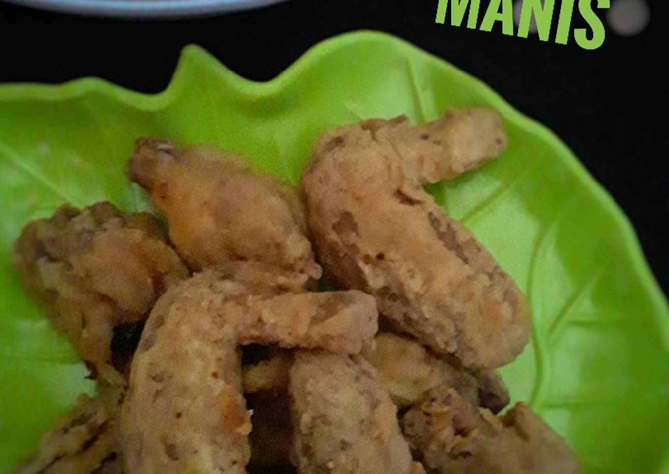 Sayap ayam goreng saus asam manis