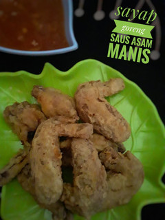 Foto resep Sayap ayam goreng saus asam manis