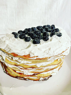 Una foto de Pastel de crepas keto