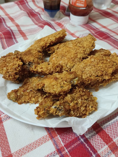 Una foto de Pollo rebozado saludable al horno