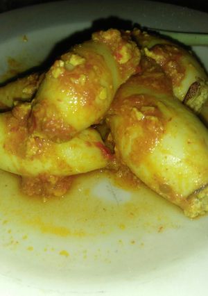 Foto resep Gulai cumi isi tahu telor