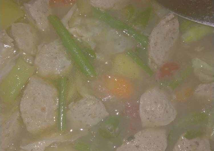 Sayur SOP bakso