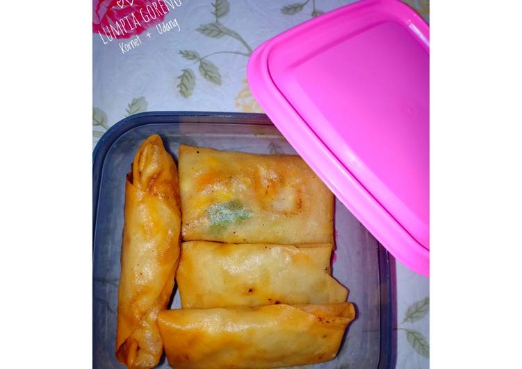 Lumpia Goreng Kornet + Udang
