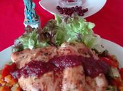 Una foto de salsa para pavo