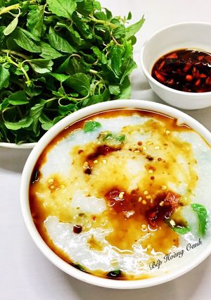 Hình của món Cháo Rau Dền Nước Tương.