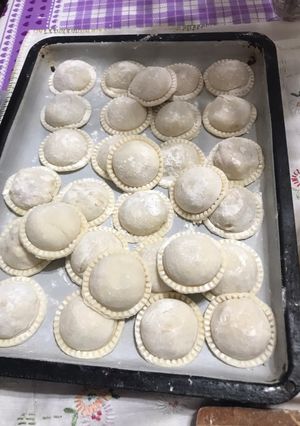Una foto de Sorrentinos de Pollo y puerro