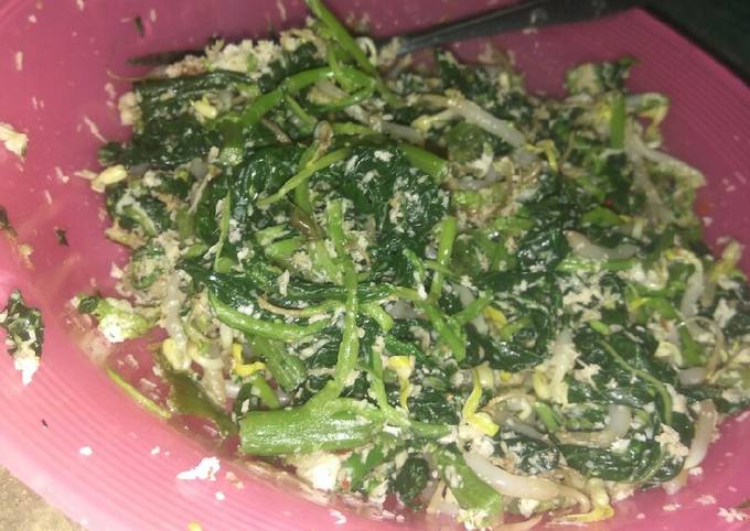 Kluban (urap sayur sederhana)