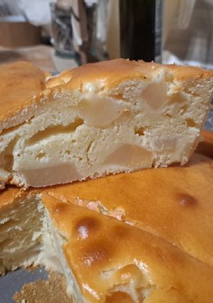 Une photo de Gâteau poire mascarpone