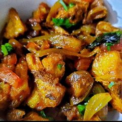 A picture of Gobhi manchurian.
