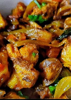 A picture of Gobhi manchurian.