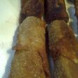 Egg Roll wrapped barbecued shredded Chicken