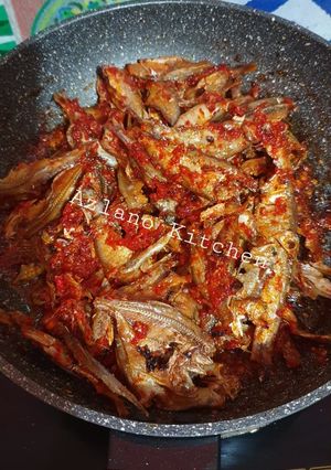 Foto resep Ikan Asin Bilis Balado