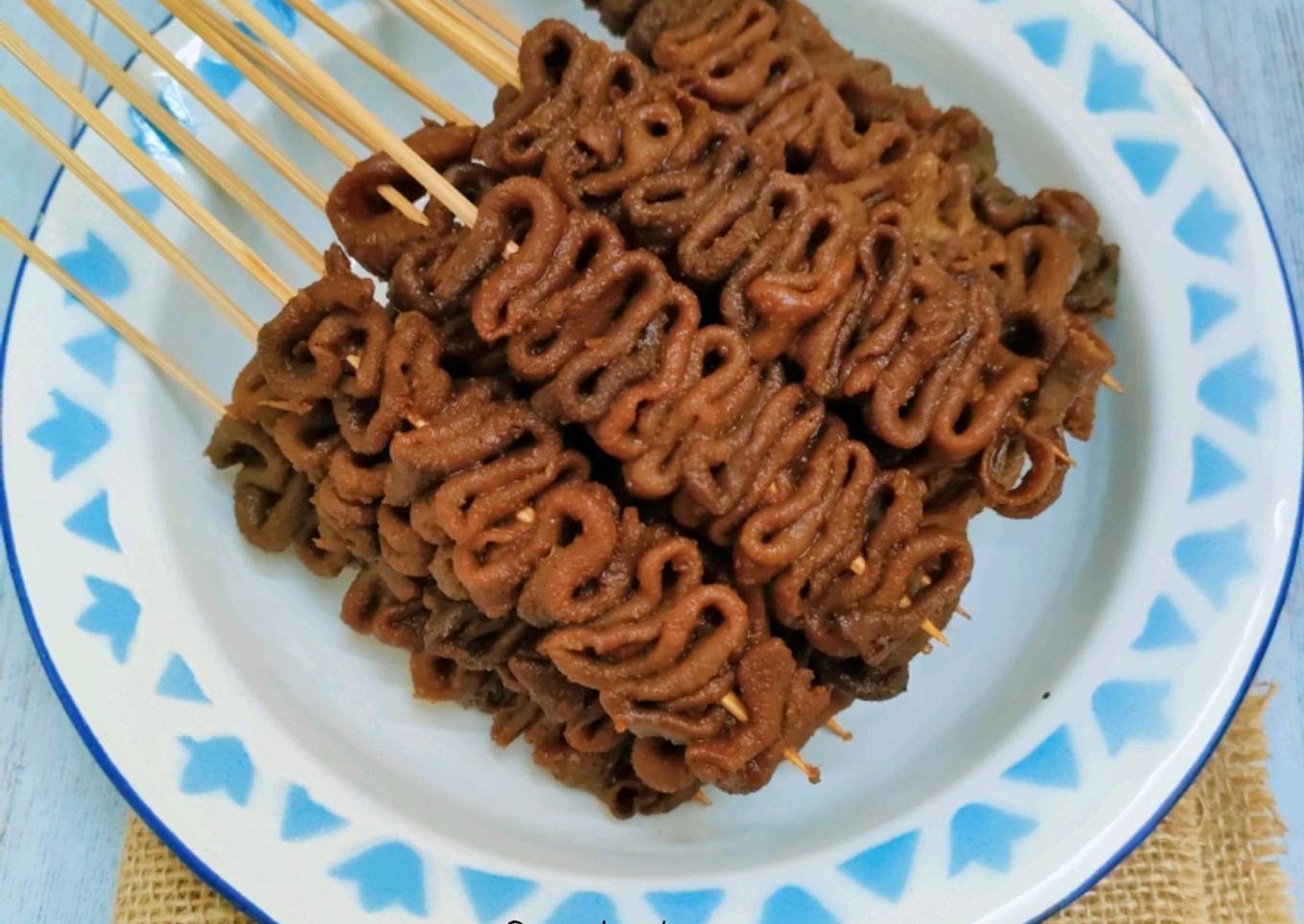 Sate Usus Ayam ala Angkringan