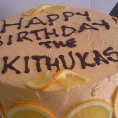 A picture of Fresh Orange Vanilla Sponge Cake.