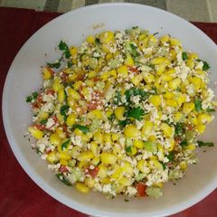 A picture of Corn salad.