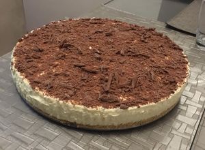 Una foto de Cheesecake con Chocolate