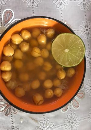 صورة لوصفة اللبلبي او البليله او الحمص