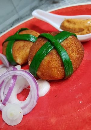 A picture of Dahi kabab.