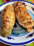 Arrollado de pechuga de pollo