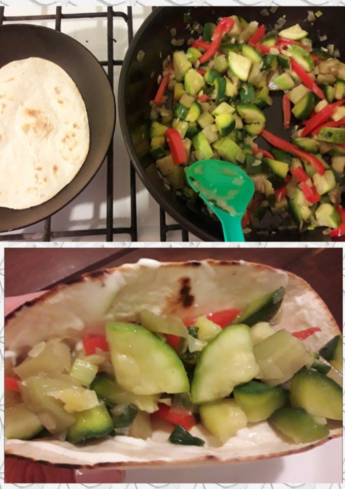 Una foto de Tacos vegetarianos