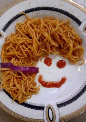 عکسی از دستور 🍝ایده ‌تزئین ‌ماکارونی🍜