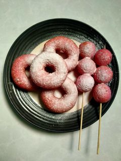 Foto resep Donat buah naga