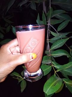 Date, cucumber and watermelon drink ainihin hoton girkin