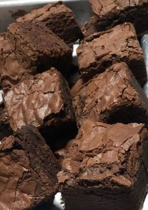 Csupa csoki brownie recept fotója