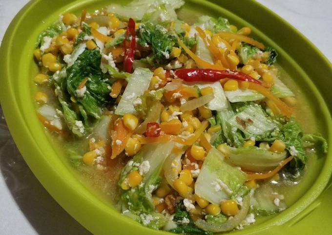 Resep: Sawi Putih Telur Yang Sederhana