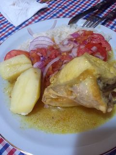 Una foto de Pollo con salsa picante!!