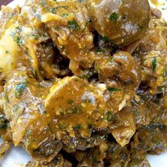 A picture of Isi ewu(goat head).