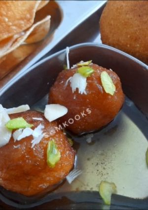 A picture of Sweet Potato Gulab Jamun.